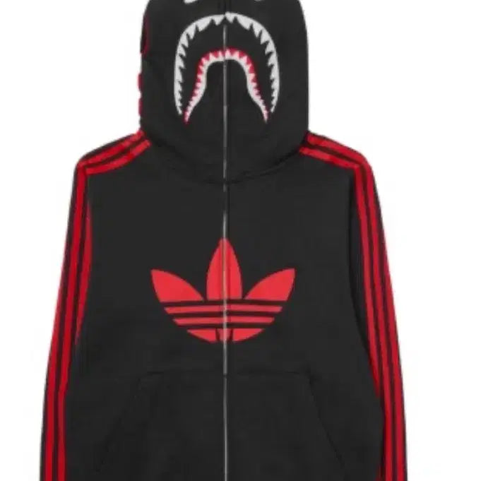 [BUNJANG] Adidas Bape Shark M Size Jacket / 아디다스 베이프 샤크 m