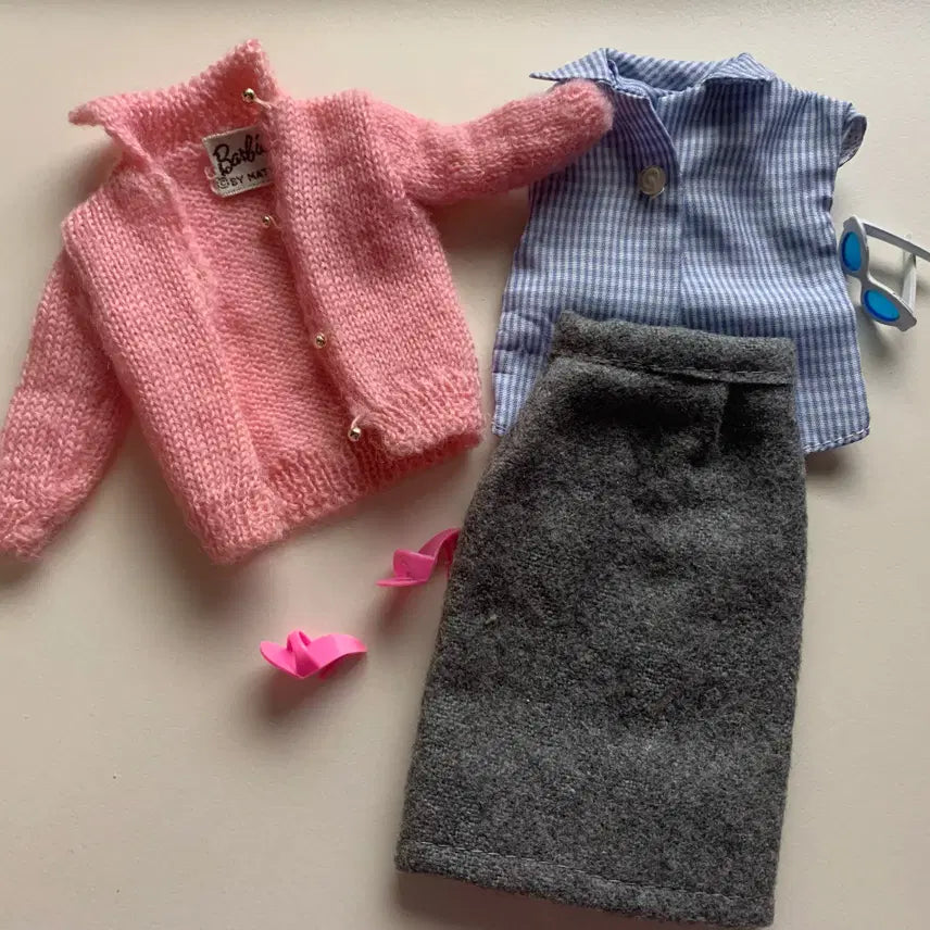 [BUNJANG] Vintage Barbie Outfit Set / 1963년 빈티지 바비 아웃핏 세트