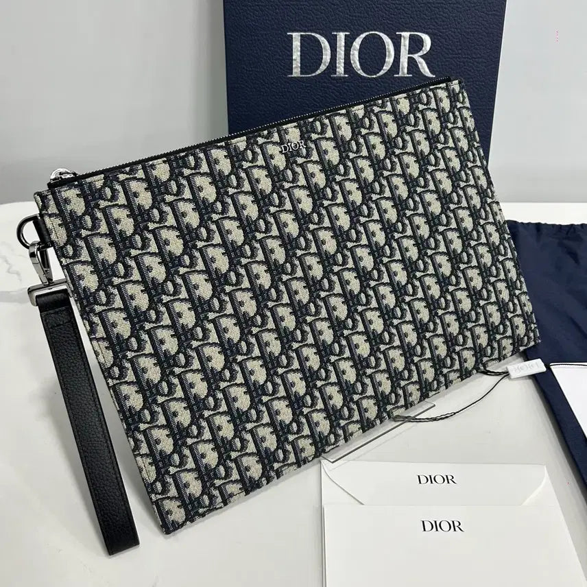 [BUNJANG] Dior Oblique A4 Clutch / {새상품급} 디올 오블리크 클러치 a4