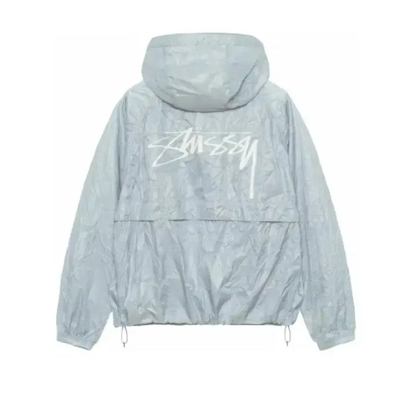 [BUNJANG] Stussy Wrinkled Nylon Beach Shell Windbreaker / 스투시 링클 나일론 비치 쉘 바람막이