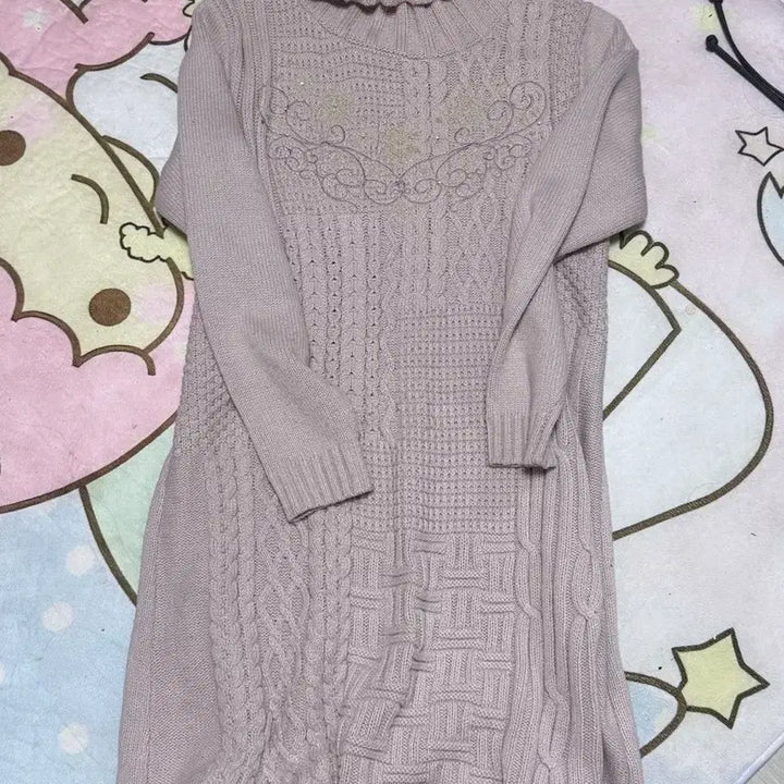 [BUNJANG] Axis Farm Angelcore Pale Pink Midi Dress / (반택포) 빈티지샵 엑시즈팜 엔젤코어 연핑크 대장 원피스 모리 빈티지