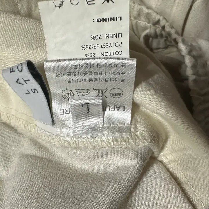 [SOLD OUT] (L)라퍼지스토어 테이퍼드와이드 원턱 린넨팬츠