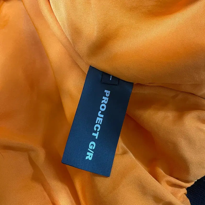 [BUNJANG] Project G/R Metallic Bomber Jacket Black / [1] Project G/R 메탈릭 봄버 자켓 블랙