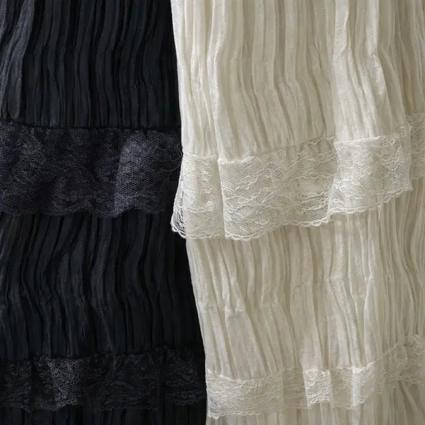 [BUNJANG] Velvet Long Skirt / 벨벳 캉캉 롱스커트.블랙