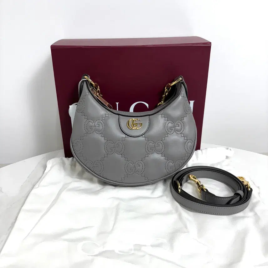 [BUNJANG] Gucci GG Matelasse Hobo Shoulder Bag / 구찌 GG 마틀라세 숄더 호보백