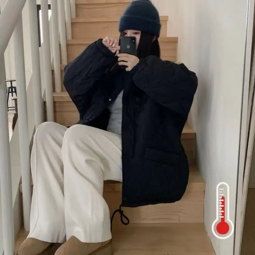 [BUNJANG] Oversized Quilted Lightweight Padded Jacket / 오버핏 퀄팅 경량패딩