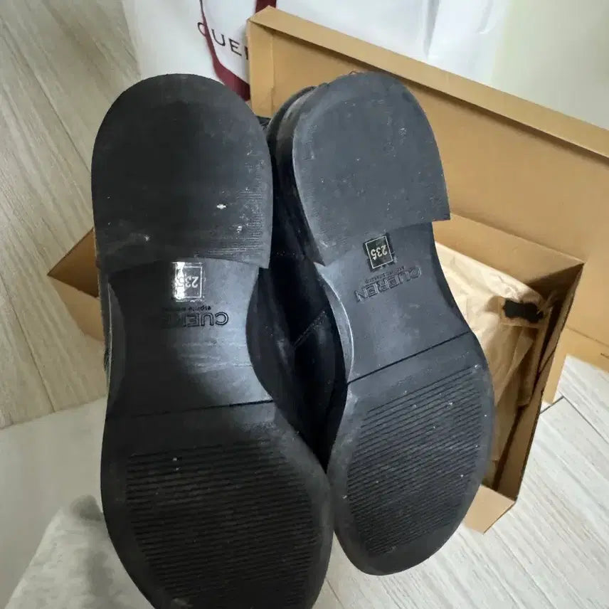 [BUNJANG] Cuern Prague 10 Long Boots Black 235 / 쿠에른 롱부츠 블랙 235