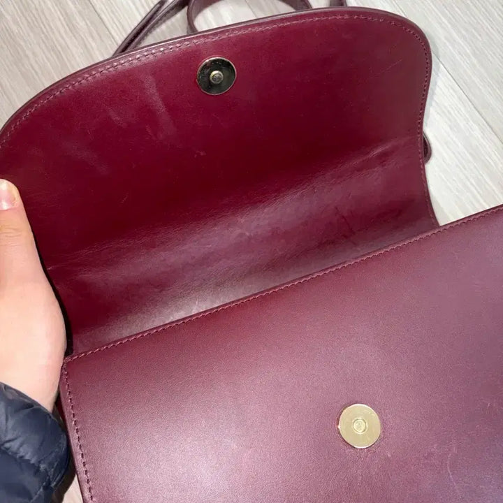 [BUNJANG] A.P.C. Geneva Burgundy Crossbody Bag / 아페쎄 제네바백 버건디 크로스백