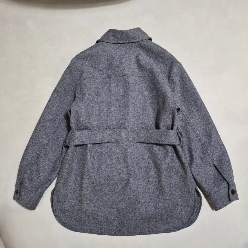 [BUNJANG] Massimo Dutti Oversized Belted Shirt Jacket / 마시모두띠 오버사이즈 벨티드 셔츠st 자켓