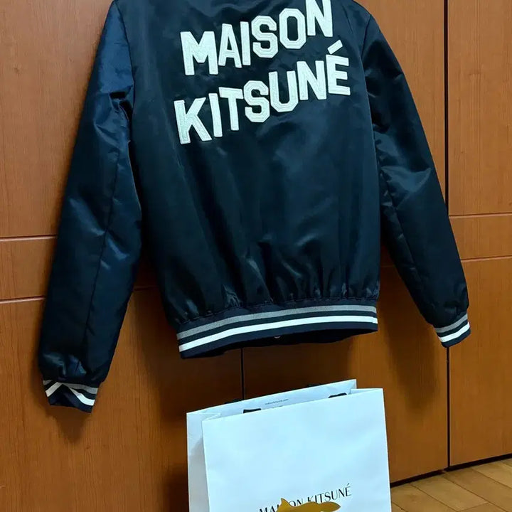 [BUNJANG] Maison Kitsune Varsity Jacket / Masion Kitsune 메종키츠네 바시티 자켓