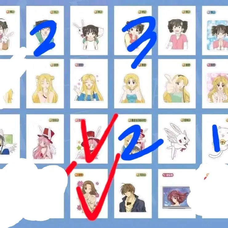 [BUNJANG] Full Moon (달빛천사) Tteokbokki Sticker Exchange / 달빛천사 띠부씰 교환