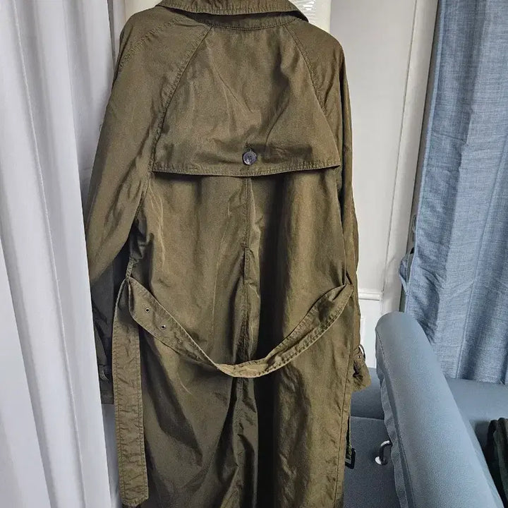 [BUNJANG] ZARA Trench Coat - Khaki / 자라 트렌치 코트 카키색