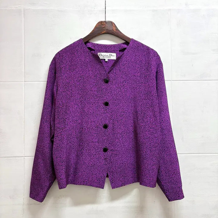 [BUNJANG] Dior Silk Leopard Blouse / Dior 디올 실크 레오파드 블라우스