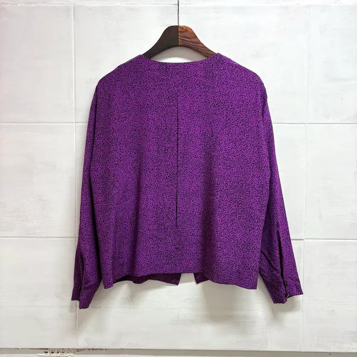 [BUNJANG] Dior Silk Leopard Blouse / Dior 디올 실크 레오파드 블라우스