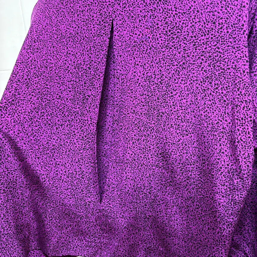 [BUNJANG] Dior Silk Leopard Blouse / Dior 디올 실크 레오파드 블라우스