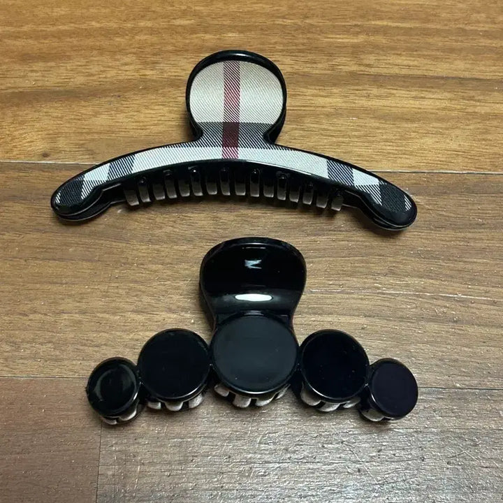 [BUNJANG] Hair Accessory Claw Clip Set / 헤어 악세사리 집게핀 2종 세트