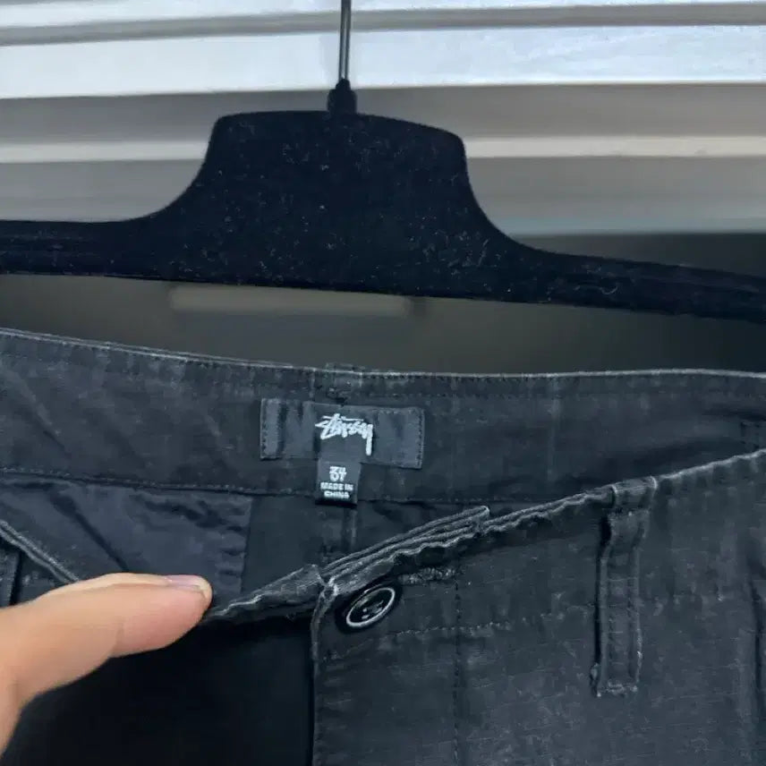 [BUNJANG] Stussy Ripstop Double Cargo Pants / [34] 스투시 립스탑 더블 카고 팬츠