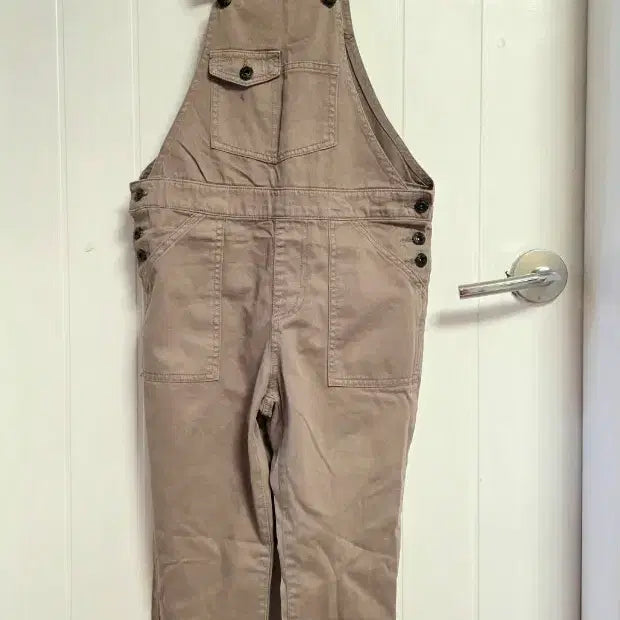 [BUNJANG] Unbranded Cotton Overall Pants (Size S) / 면 멜빵바지 새거 55