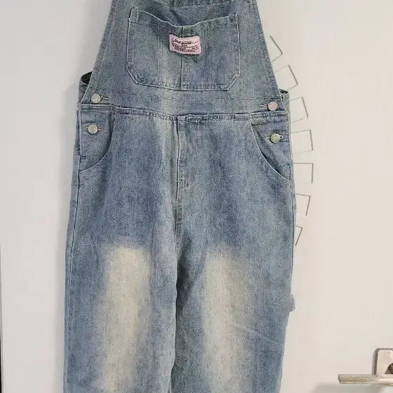 [BUNJANG] Women's Light Wash Overalls / 여성 연청 멜빵 바지