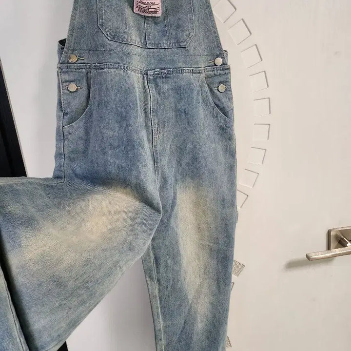 [BUNJANG] Women's Light Wash Overalls / 여성 연청 멜빵 바지