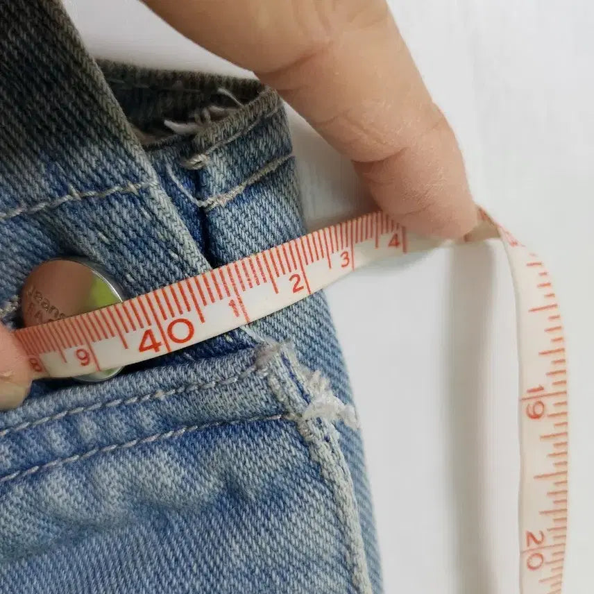 [BUNJANG] Women's Light Wash Overalls / 여성 연청 멜빵 바지