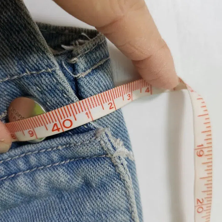 [BUNJANG] Women's Light Wash Overalls / 여성 연청 멜빵 바지