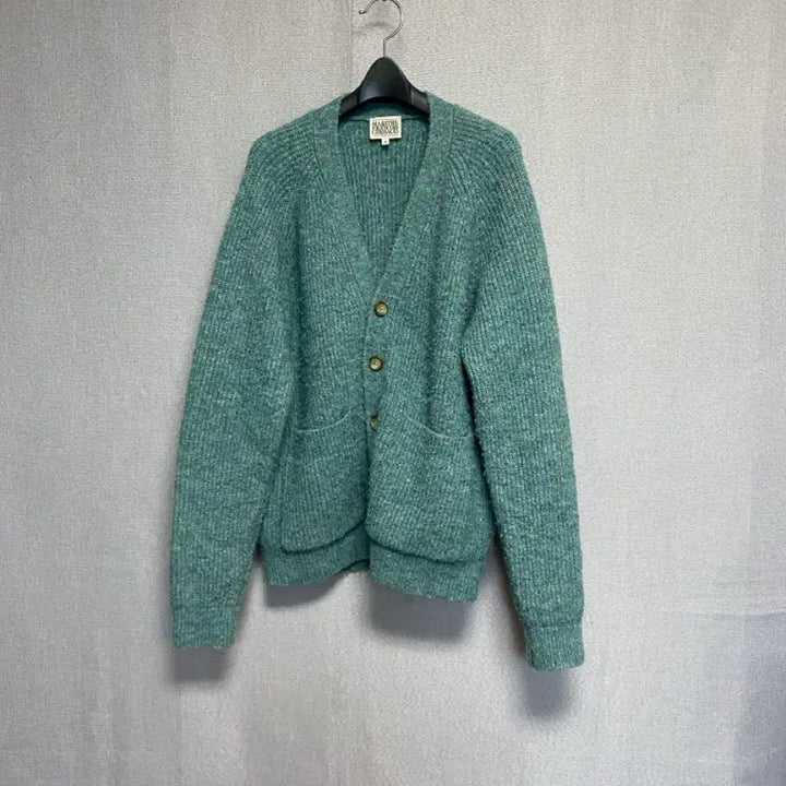 [BUNJANG] Marithe Francois Girbaud Mint Green Oversized Knit Cardigan (Size S) / [마리떼프랑소와저버] 민트색 니트 오버핏 가디건 (S사이즈)