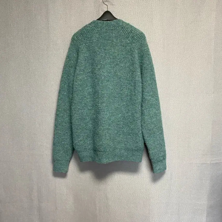 [BUNJANG] Marithe Francois Girbaud Mint Green Oversized Knit Cardigan (Size S) / [마리떼프랑소와저버] 민트색 니트 오버핏 가디건 (S사이즈)