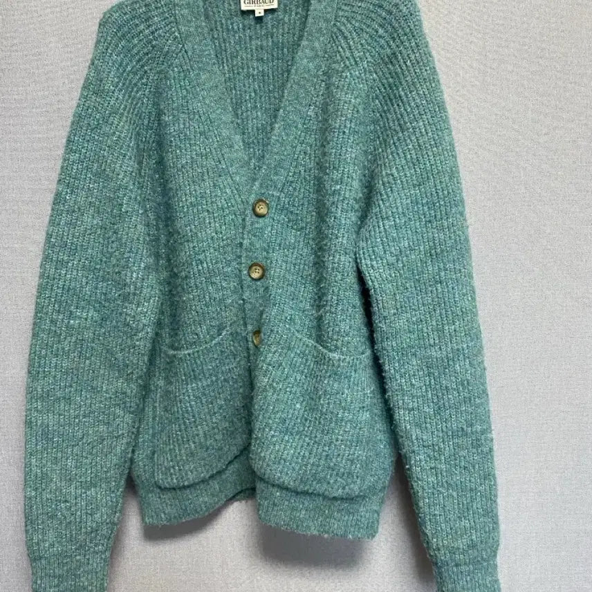 [BUNJANG] Marithe Francois Girbaud Mint Green Oversized Knit Cardigan (Size S) / [마리떼프랑소와저버] 민트색 니트 오버핏 가디건 (S사이즈)