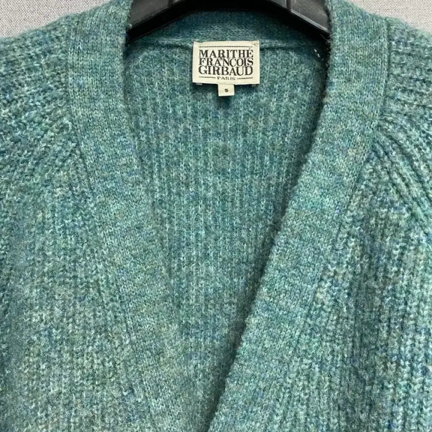 [BUNJANG] Marithe Francois Girbaud Mint Green Oversized Knit Cardigan (Size S) / [마리떼프랑소와저버] 민트색 니트 오버핏 가디건 (S사이즈)