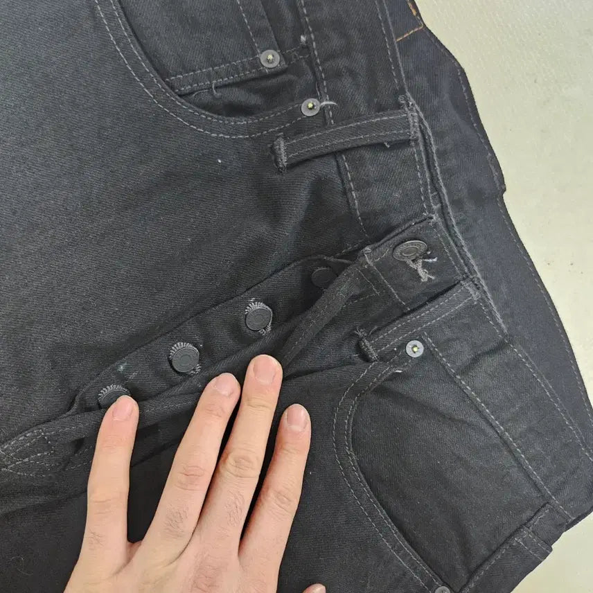 [BUNJANG] Levi's 501CT Black Jeans / 리바이스 501CT / 33사이즈 / 새상품