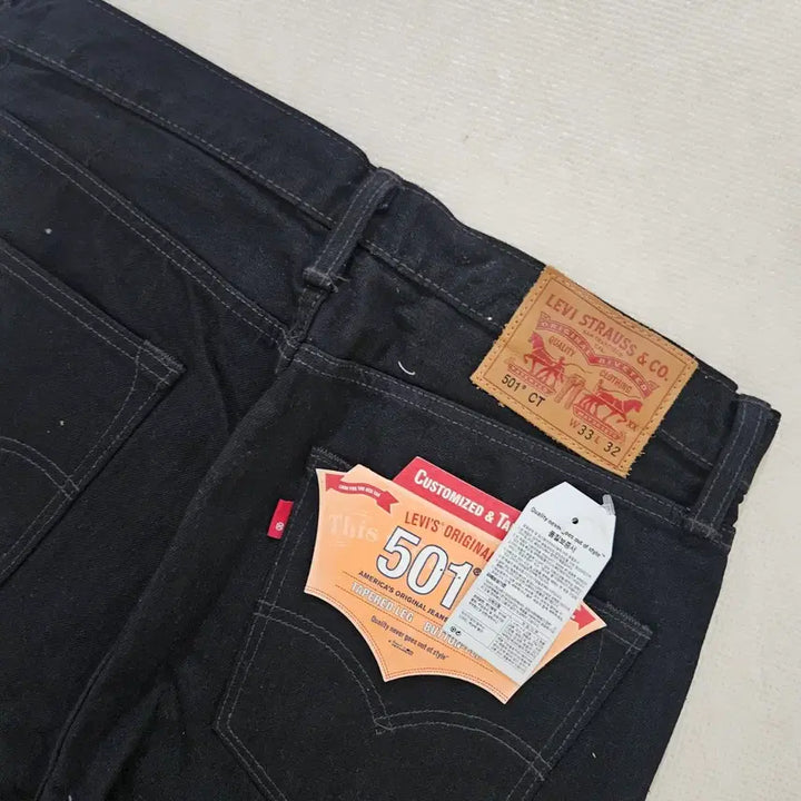 [BUNJANG] Levi's 501CT Black Jeans / 리바이스 501CT / 33사이즈 / 새상품