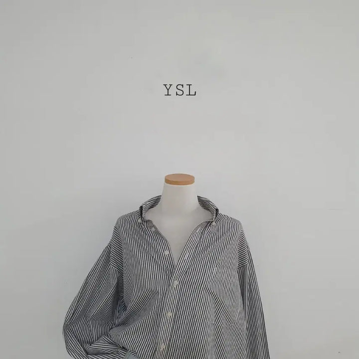 [BUNJANG] YSL Striped Shirt / No.26022605 YSL 스트라이프 셔츠 입생로랑셔츠 남방