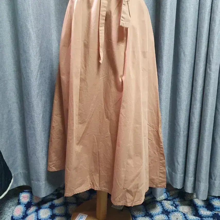 [BUNJANG] M. Zara Long Skirt / M자라 바스락 허리끈 롱스커트