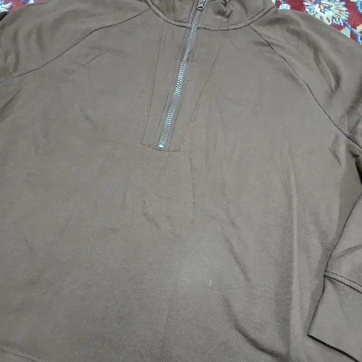 [BUNJANG] Half-Zip Knit Shirt Brown / (1X / 약 S~M) 하프 집업 반집업 니트 셔츠 브라운