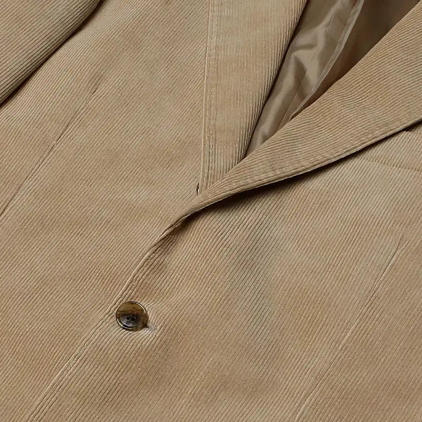 [BUNJANG] Lamarche Napoli Duca Visconti Beige Corduroy Jacket / 라마르쉐 [Lamarche] 나폴리 듀카 비스콘티 베이지 코듀로이 자켓