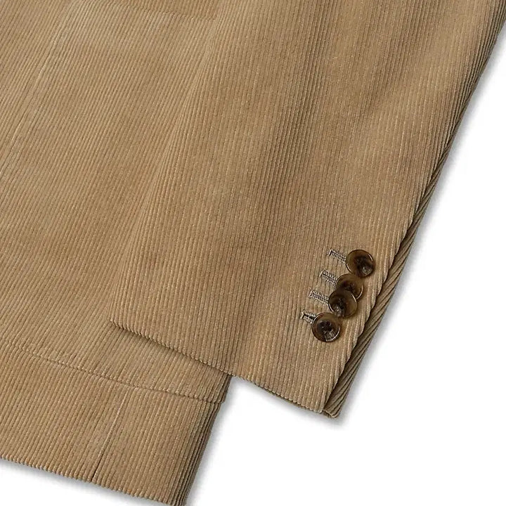 [BUNJANG] Lamarche Napoli Duca Visconti Beige Corduroy Jacket / 라마르쉐 [Lamarche] 나폴리 듀카 비스콘티 베이지 코듀로이 자켓