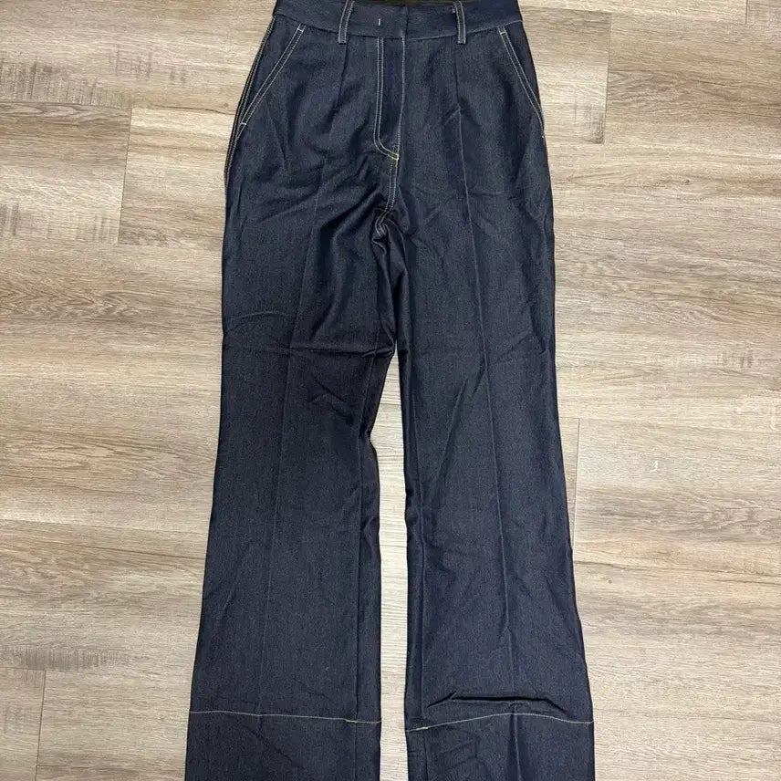 [BUNJANG] Around U High-Waist Raw Denim Pants / 어라운드율 생지데님 하이웨스트 s