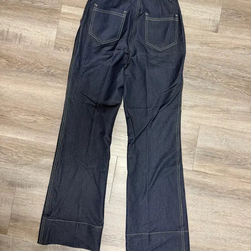 [BUNJANG] Around U High-Waist Raw Denim Pants / 어라운드율 생지데님 하이웨스트 s