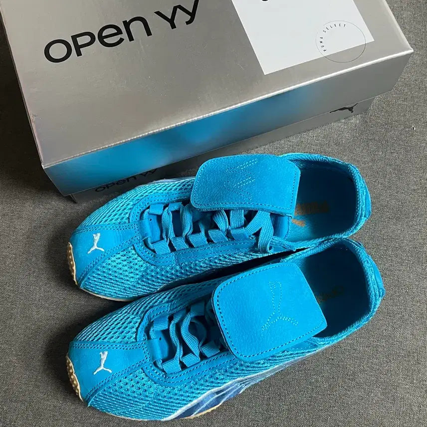 [BUNJANG] Puma Open YY Hyperlink Blue Sneakers / 푸마 오픈yy 하이퍼링크 블루