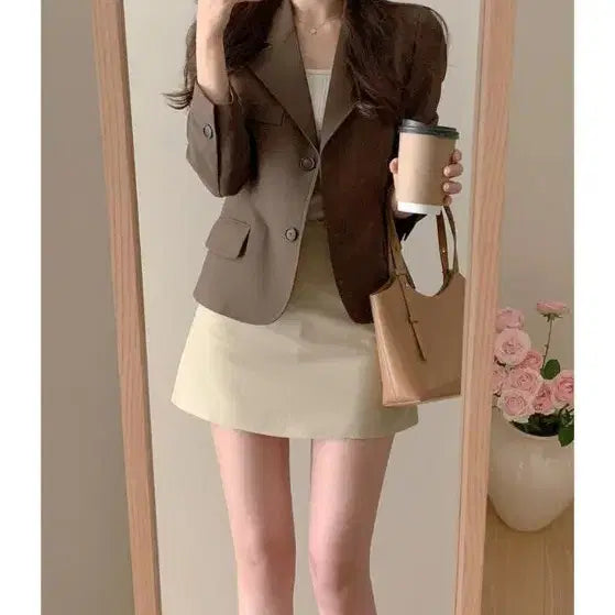 [BUNJANG] Fevit Nez All-Time Jacket Charcoal Brown / 퍼빗 네즈 올타임 자켓 차콜브라운