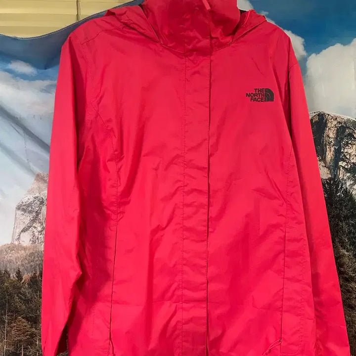 [BUNJANG] The North Face Windbreaker Jacket Pink / 노스페이스 바람막이 자켓 핑크