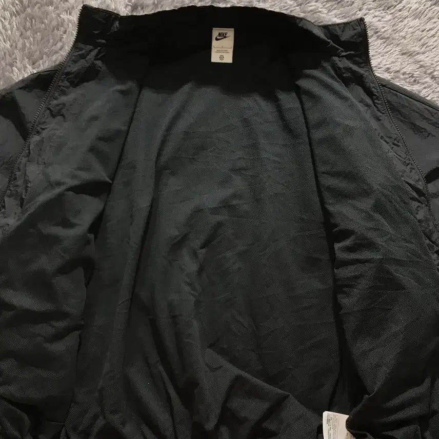 [BUNJANG] Nike Essential Swoosh Woven Jacket - Black / [여성 L, A급]@ 나이키(NIKE) 에센셜 스우시 우븐 자켓