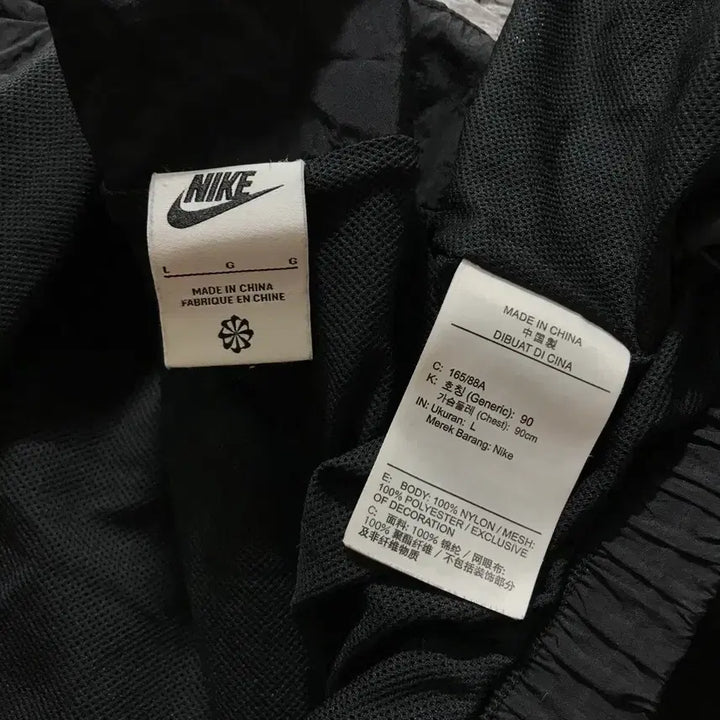 [BUNJANG] Nike Essential Swoosh Woven Jacket - Black / [여성 L, A급]@ 나이키(NIKE) 에센셜 스우시 우븐 자켓