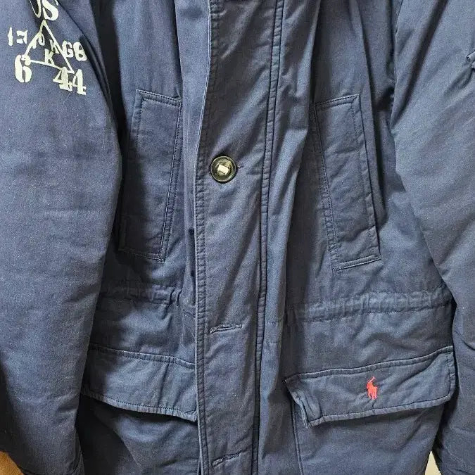 [BUNJANG] Polo Men's Navy Padded Jacket / 폴로 남 패딩