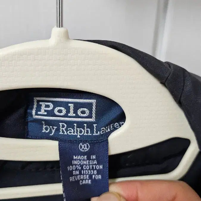 [BUNJANG] Polo Men's Navy Padded Jacket / 폴로 남 패딩