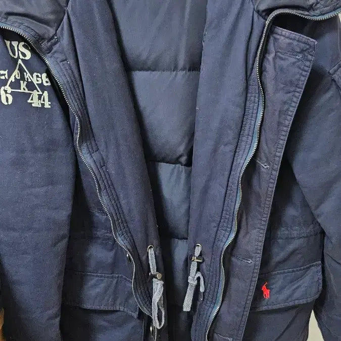 [BUNJANG] Polo Men's Navy Padded Jacket / 폴로 남 패딩