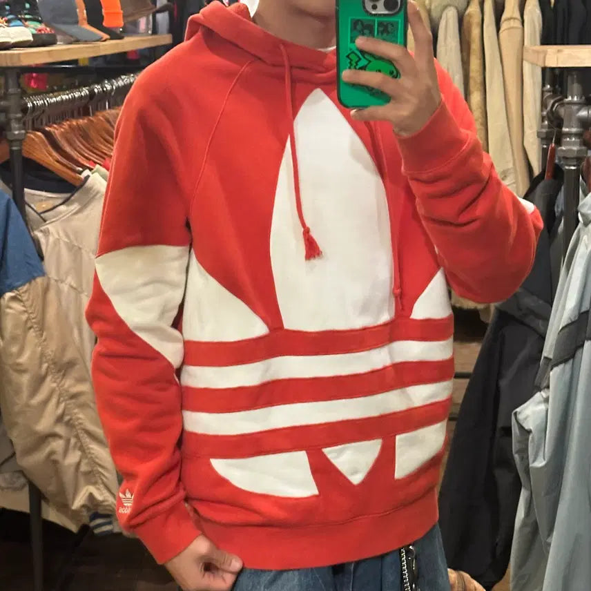 [BUNJANG] Adidas Hoodie Red - Size L / [HI] 아디다스 후드티 레드