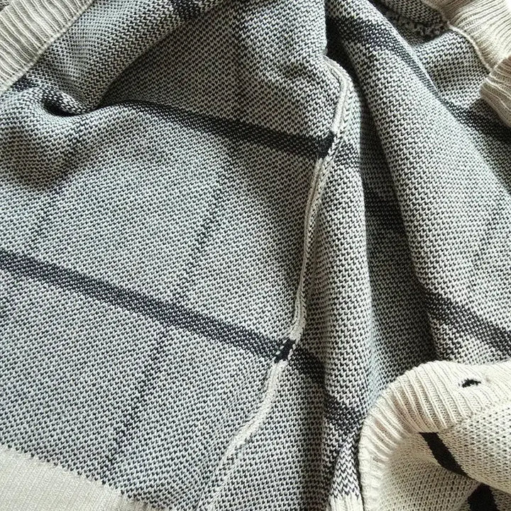 [BUNJANG] JACQUARD Cotton Knit Cardigan / 쟈가드면니트가디건 105-110가능