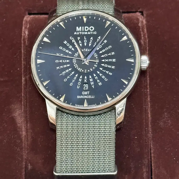 [BUNJANG] MIDO Baroncelli GMT Watch / 미도(MIDO) 바론첼리 GMT